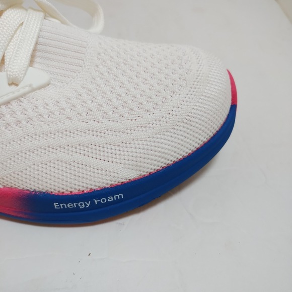 Avia Caged Knit Women's Running Shoes Sneakers White Pink Blue Size 7.5 - Picture 6 of 10